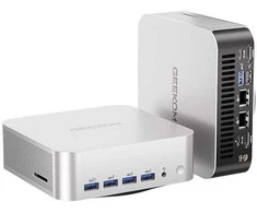 Mini PC - GEEKOM A9MAX, AMD Ryzen AI 9 HX 370, 32GB RAM, 1TB SSD, Juoda