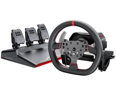 PXN-V10 Pro žaidimų rinkinys - vairas + pedalai + tvirtinimo spaustukai (PC / PS4 / XBOX One / XBOX Series X S)