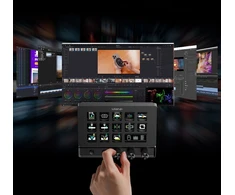 Stacionarus kompiuteris Valdymo Pultas - Ulanzi D200X 14 Individualių LCD Klavišų, 3 Encoder Rankenų, HDMI 4K Išėjimas Juodas