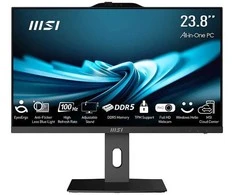 MSI AIO PRO AP242P 14M-892XEU i5-14400 23.8" IPS LED FHD Non-Touch Anti-Glare 16GB SSD 500GB M.2 AX211 WiFi 6E No OS Juodas
