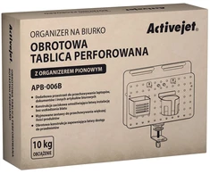 Stalo organizatorius - Activejet APB-006B juodas