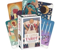 Sterling Ethos Tarot Kortų Rinkinys - Esminės Tarot Kortos 78 Kortų Gidas 9x14x5 cm