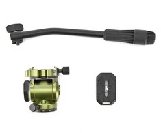 Stovas - 3 Legged Thing AirHed Vision Fluid Head 5kg 165° samanų žalia
