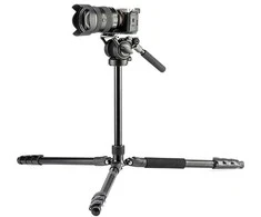 Stovas - Fotopro S5i Video Tripod, 5kg talpa, skysčio galva, lengvas