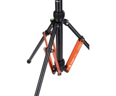 Stovas - Fotopro TR 02A Aliuminio Šviesos Stovas 184cm 2kg Juodas/Oranžinis