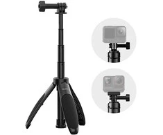 Stovas - Telesin S1-MNP-01 2-in-1 Kompaktiškas Monopodas Reguliuojamo Aukščio 12.5-38cm