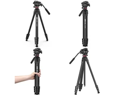 Stovas - Ulanzi OMBRA XIANG 160cm Reguliuojamo Aukščio 2D Galva 1.3kg