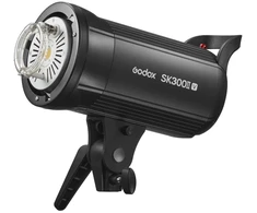 Studijos Blykstės Rinkinys - Godox SK300IIV D 300Ws Blykstės Įrenginiai Su Šviesos Stovais Ir Minkštais Dėžėmis Juoda