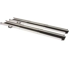 Sundo Mobilioji Rampa - Teleskopinė, Aliuminė 210 cm, 180 kg Apkrova, Juoda
