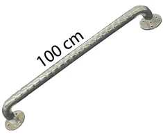 Sundo Vonios Turėklas - Nerūdijantis Plienas 100 cm Ergonomiškas Sidabrinis