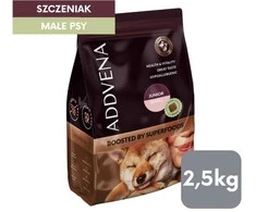 Šunų maistas - ADDVENA Boosted by Superfoods Junior Small jautiena 2.5kg