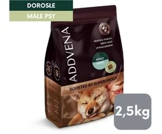 Šunų maistas - ADDVENA Boosted by Superfoods Suaugusiųjų Mažų Jaučių 2.5kg Be Grūdų