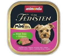 Animoda ANIMONDA Vom Feinsten Adult Mini jautiena, antis ir raudonėlis - šlapias šunų ėdalas - 100 g