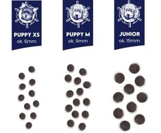 Šunų maistas - BALTICA Excellent Hypoallergenic Junior L/XL Lašiša 12kg