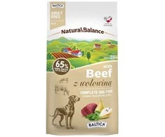 Šunų maistas - BALTICA Natural &amp; Balance jautiena M/L 3kg, 24% protein, gluten-free