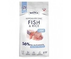 Baltic Agro BALTICA Nutraceutic Hypoallergenic Light M žuvis with ryžiai – sausas Maistas šunims – 3kg