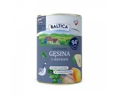 BALTICA Smaki regionów Goose with kalakutiena – drėgnas ėdalas šunims – 400g