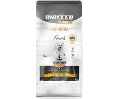 Šunų Maistas - BIOFEED Euphoria Fresh Adult Mini &amp; Small kalakutiena 8kg