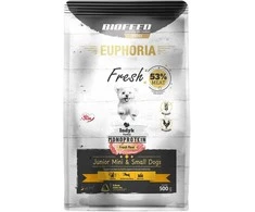 Šunų Maistas - BIOFEED Euphoria Fresh Junior kalakutiena Monoprotein XS/S 500g