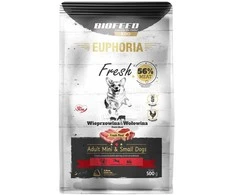 Šunų Maistas - BIOFEED Euphoria Fresh Suaugusiųjų Kiaulienos ir Jautienos XS/S 500g