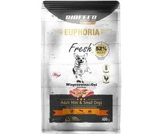 Šunų Maistas - BIOFEED Euphoria Fresh Suaugusiųjų Kiauliena ir Žąsis XS/S 500g