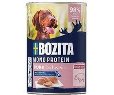 BOZITA Monoprotein Pate Pork – drėgnas ėdalas šunims – 400g