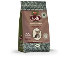 FOLK Small breeds Traditional polish meat feast with rabbit, ėriena and quail – sausas Maistas šunims – 7kg