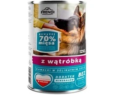 FRENDI with Liver chunks in delicate sauce – šlapias Maistas šunims – 1250g