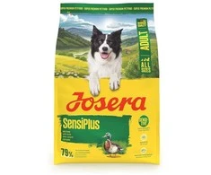 Šunų maistas - JOSERA Adult SensiPlus 3kg, 24% baltymų, be glitimo