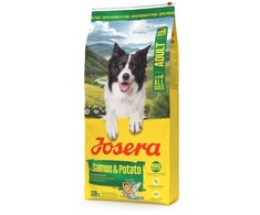 Josera A/S su lašiša ir bulvėmis begrūdis sausas pašaras šunims su lašiša ir bulvėmis, 12,5kg