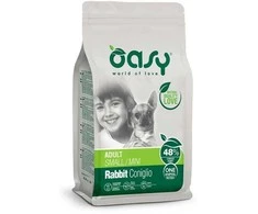 Šunų maistas - Oasy One Animal Protein Adult Small/Mini triušiena 2.5kg