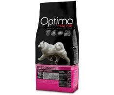 Šunų maistas - Optimanova Puppy Sensitive su lašiša ir bulvėmis 2kg Be glitimo