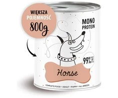 Šunų maistas - PAKA ZWIERZAKA Pepe Arklių drėgnas maistas 800g Be grūdų Be glitimo