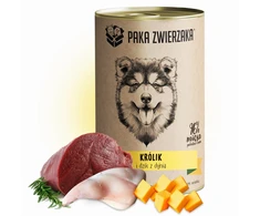 PAKA ZWIERZAKA Triušių ir šernų su moliūgais - šlapias šunų ėdalas - 400g