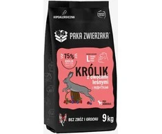 Šunų maistas - PAKA ZWIERZAKA Triušis su Miško Uogomis Sausas Maistas L 9kg