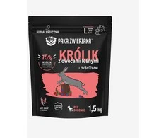 Šunų maistas - PAKA ZWIERZAKA Triušis su miško uogomis sausas maistas L 1,5kg