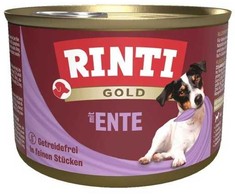 FINNERN GmbH end Co. KG Rinti auksinis suaugusių šunų konservuotas pašaras su antiena, 185 g