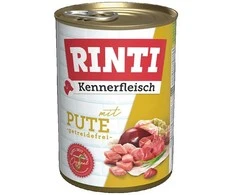 RINTI Kennerfleisch kalakutiena – drėgnas ėdalas šunims – 400g