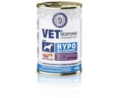 Šunų maistas - Vet Response Hipoalerginė Kiauliena Drėgnas Maistas 400g Be Grūdų