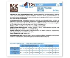 Šunų Maistas - VetExpert Raw Paleo Cod Light Monoprotein Wet 800g