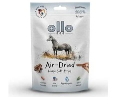 Šunų Priedas - OLLO Džiovinti Arklių Juostelės 80g Hipoalerginis Be Grūdų