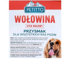 Šunų Skanėstai - Petitto Jautienos Kepsniai - 500 G