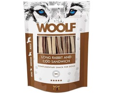 Šunų Skanėstai - Woolf Ilgas Sumuštinis su Menke 100g