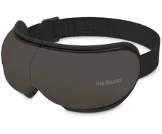 Sveikata ir asmeninė priežiūra - Medisana EM 150 Akių masažuoklis su Bluetooth, oro suspaudimu, šilumos kompresu - Juoda