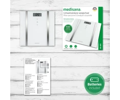 Sveikata ir Asmeniniai Priežiūros Prietaisai - Medisana BS 483 Kūno Analizės Svarstyklės, Svoris, Kūno Riebalai, KMI