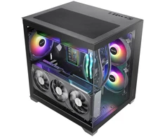 „Tacens Mars Gaming MCVIEW3“ kompiuterio korpusas, Mini Tower, Juodas