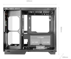 tacens Mars Gaming MCMIRAGE computer case Midi Tower Juodas