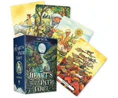 Tarot kortos - Hay House The Heart’s Path Tarot 78 kortų kaladė su vadovu anglų kalba