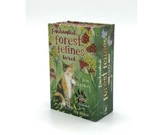 Taro kortų rinkinys - Llewellyn Enchanted Forest Felines 78 Kortos 13x8x4.5 cm