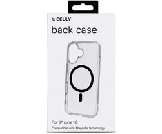 Telefono Dėklas - Celly GELSKINMAG iPhone 16 MagSafe Atidaryta Dėžutė Skaidrus